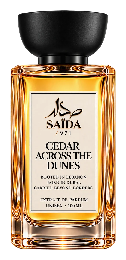 Cedar Across the Dunes bottle, extrait de parfum